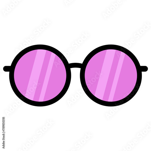 Flat Glasses Vector