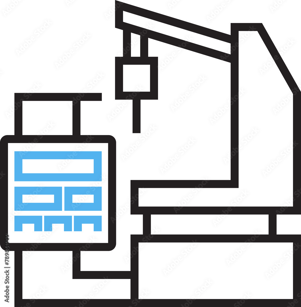 Robotic Hand Machine Icon Robotic Hand Machine Icon