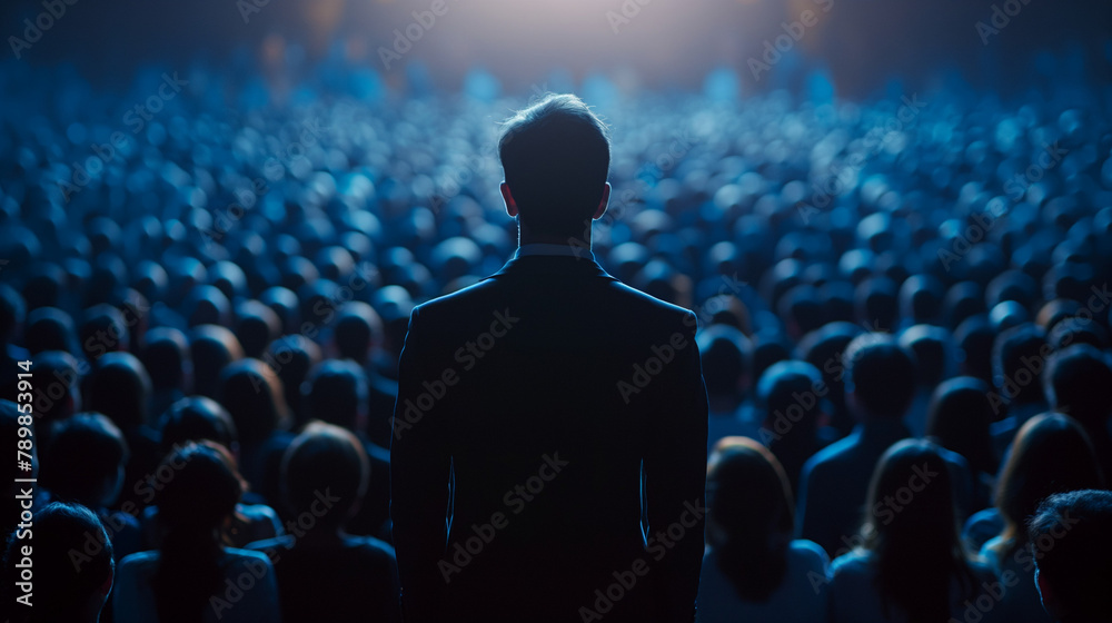 Fototapeta premium Leadership Public Speaking Focus Public speaking 