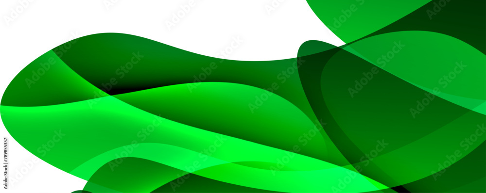 A closeup image of a green wave, resembling a terrestrial plant, with intricate patterns and shades, on a white background A closeup image of a green wave, resembling a terrestrial plant, with intricate patterns and shades, on a white background