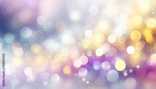 Whispers of Purple and Blue: Ethereal Bokeh Background