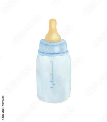Baby milk bottle for baby boy
