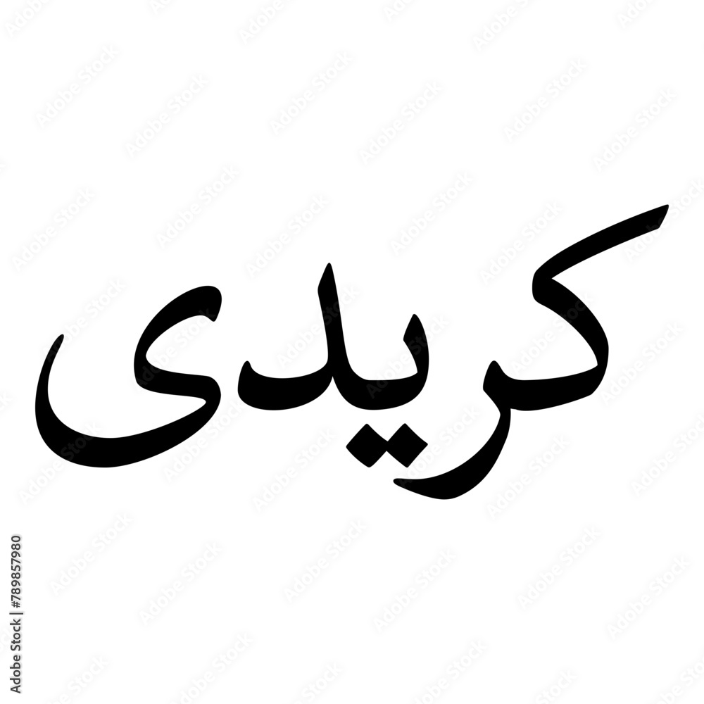 Karida Muslim Girls Name Naskh Font Arabic Calligraphy Karida Muslim Girls Name Naskh Font Arabic Calligraphy