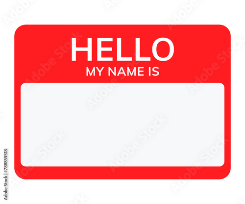 Name tag sticky note png sticker for digital scrapbook
