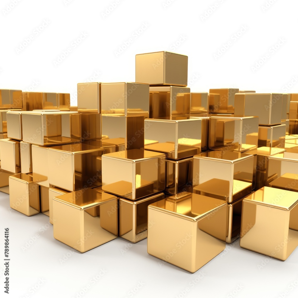 piles of gold bar block isolated on white background piles of gold bar block isolated on white background