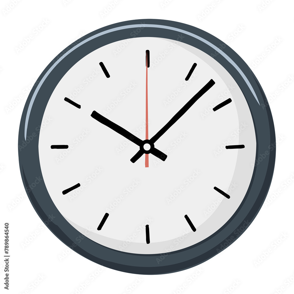 Clock png sticker, business, time pressure concept on transparent background Clock png sticker, business, time pressure concept on transparent background