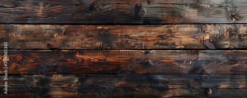 Dark old rustic wooden texture timber background. generative ai