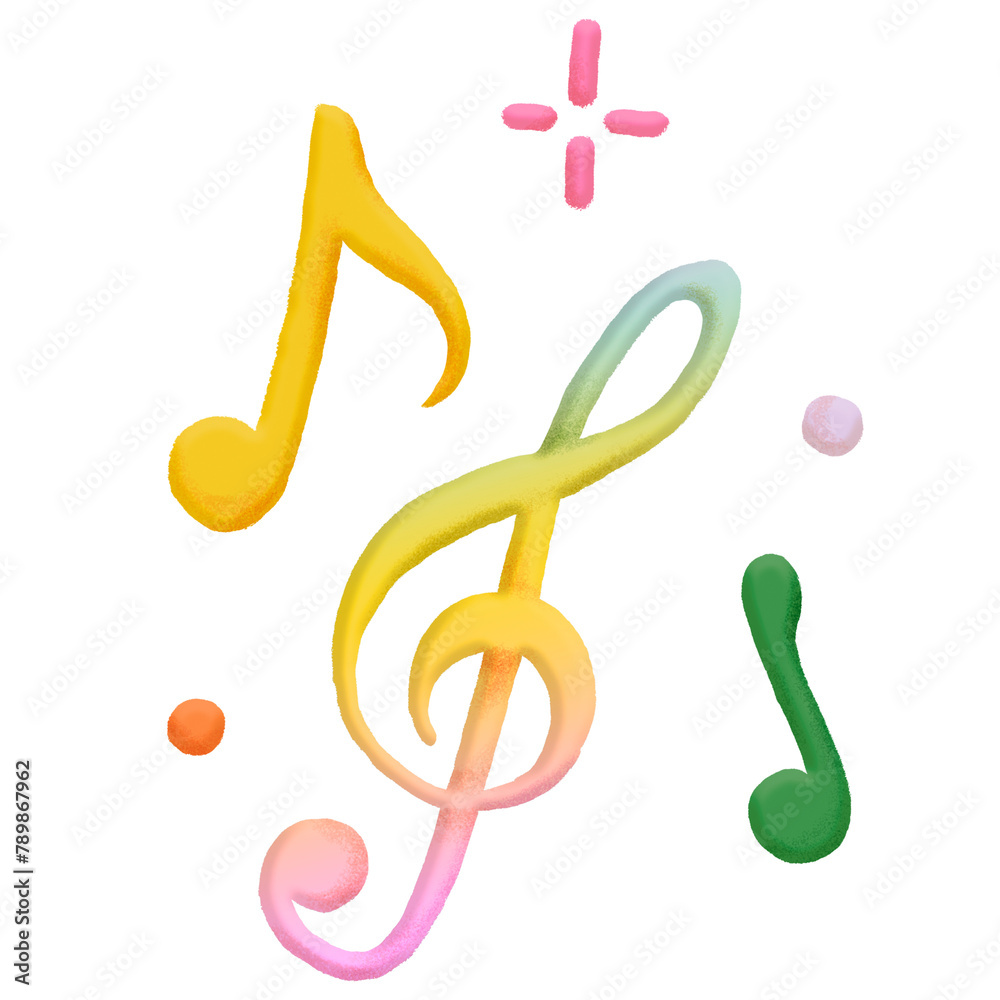 Png musical notes collage element, emoji sticker, hand drawn, transparent background Png musical notes collage element, emoji sticker, hand drawn, transparent background