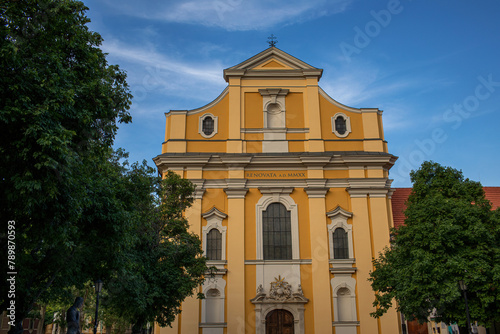 Franciscan Church in Szolnok, Hungary.
