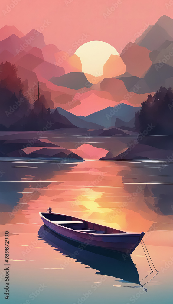 Evening on the Lake