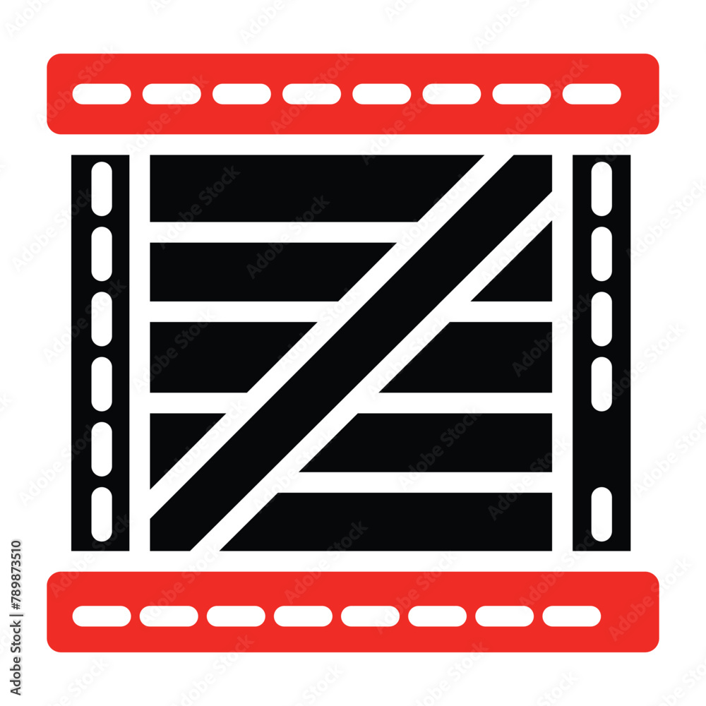 Obraz premium E-commerce Fulfillment Solutions Glyph Icon