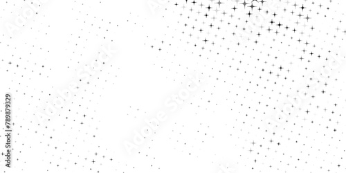 vector Descending Black Stars Pattern
