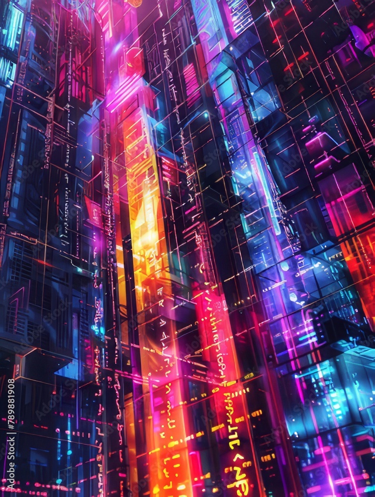 Cyberpunk Metropolises Driven by Big Data