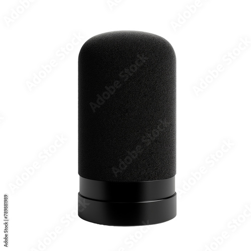microphone on white background