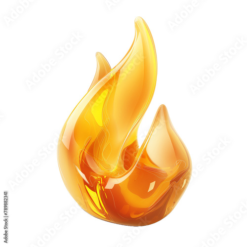burning flames