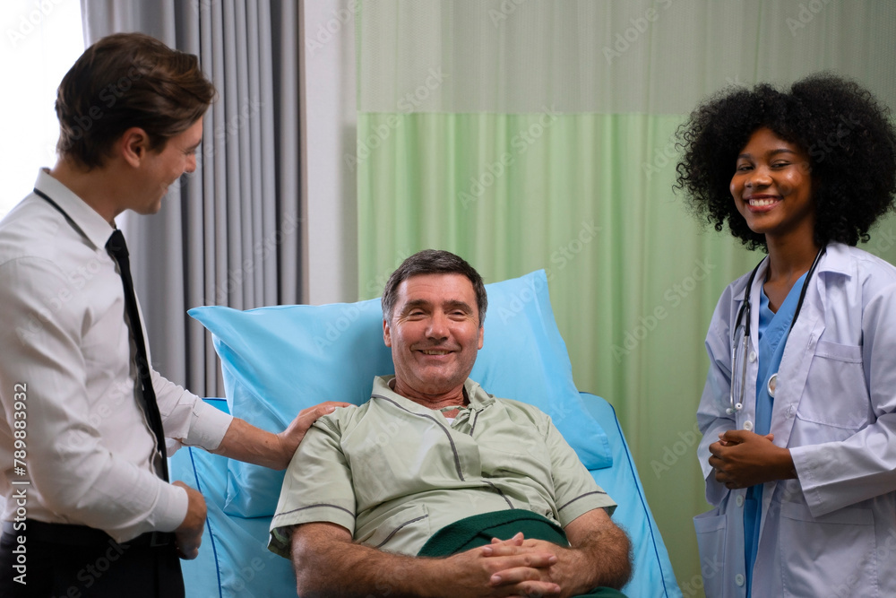 Doctor is working at hospital. Doctor is working at hospital.