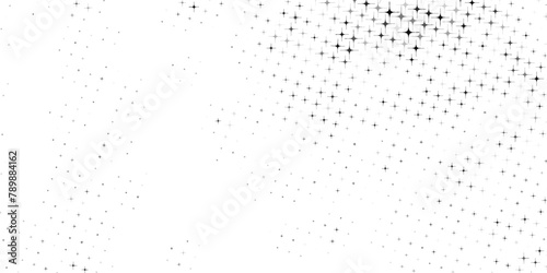 vector Descending Black Stars Pattern
