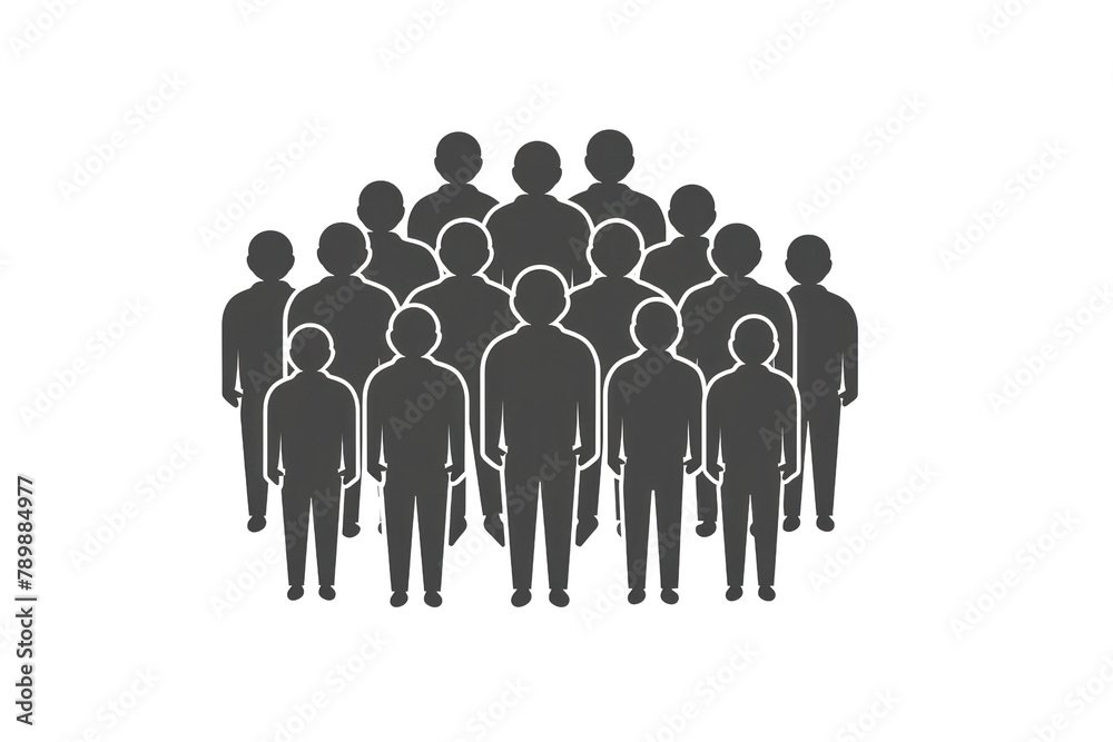 Group of black infrared icons of people in an organization with transparent background. Group of black infrared icons of people in an organization with transparent background.