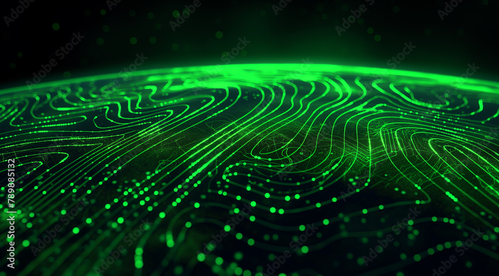 Green Circuitry Patterns Symbolizing Digital Growth
Green Circuitry Patterns Symbolizing Digital Growth