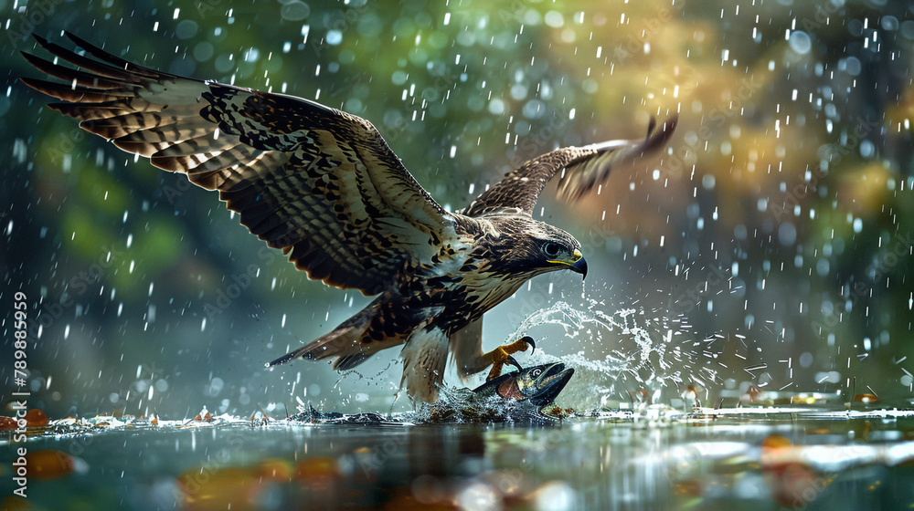 Fototapeta premium Osprey on the Hunt