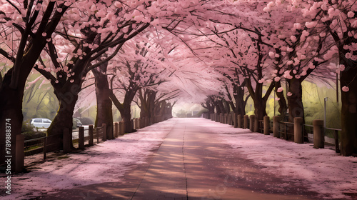 Beautiful cherry blossom tree © ma