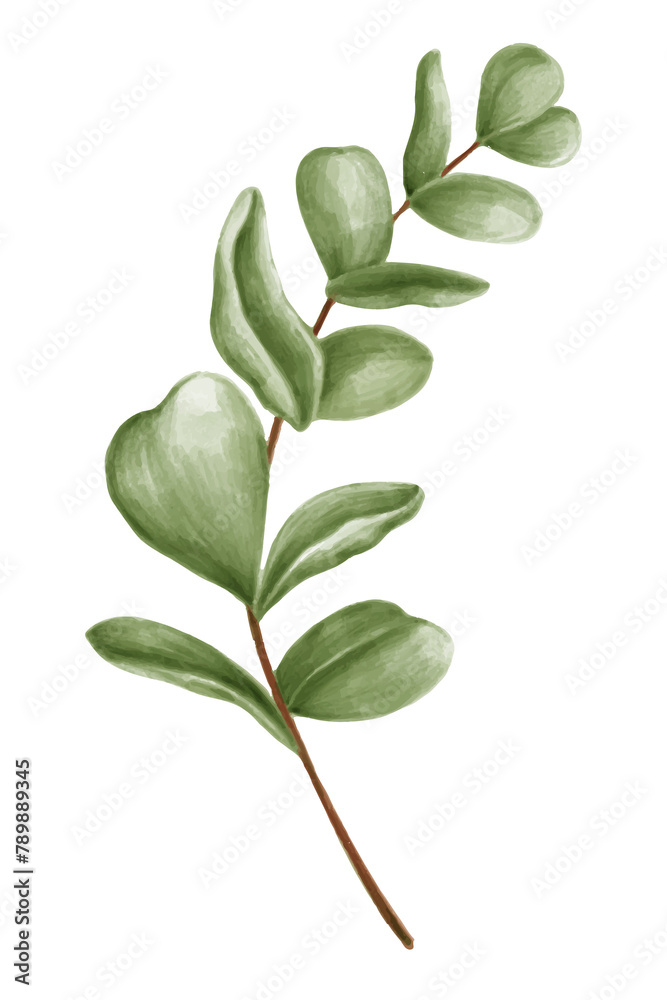Hand drawn green leaves transparent png Hand drawn green leaves transparent png