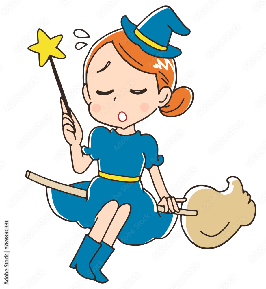 かわいい魔女のキャラクター かわいい魔女のキャラクター