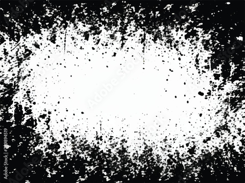 Grunge Black and White Distress. Halftone line Grunge Texture. Grunge Black texture. dark background. Blank for design. Monochrome abstract texture.