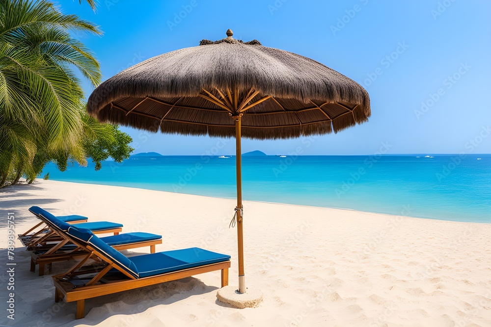 parasol on the beach