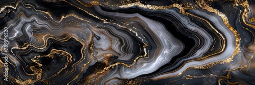 Natural Luxury, Style incorporates the swirls of marble or the ripples of agate, Very beautiful cool powdery black paint with the addition of gold powder.