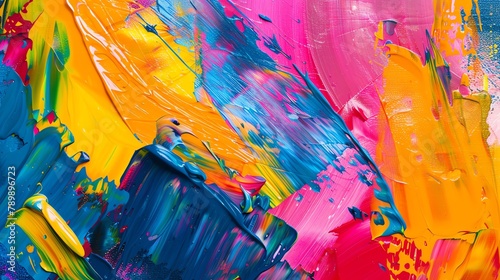 Vibrant This adjective points towards bright, bold colors that stand out and grab attention Vibrancy in art usually conveys energy and emotion, making the artwork pop