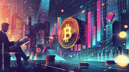 Bitcoin Buzz  A Dynamic Illustration of Cryptocurrency Market Analysis