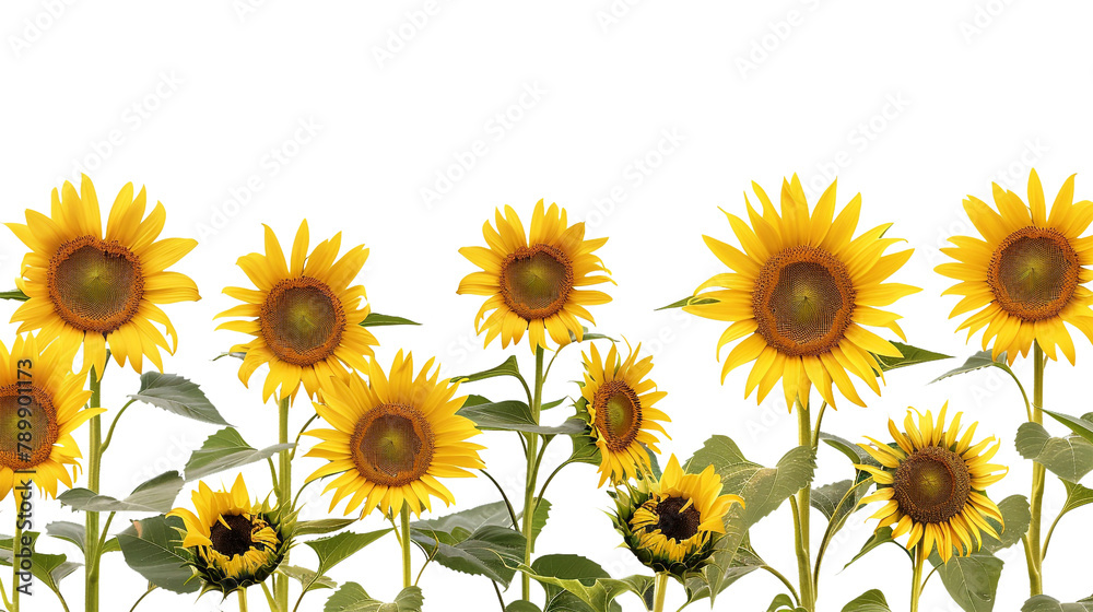 Sunflowers on a transparent background, PNG sunflowers, Sunflowers with no background Sunflowers on a transparent background, PNG sunflowers, Sunflowers with no background