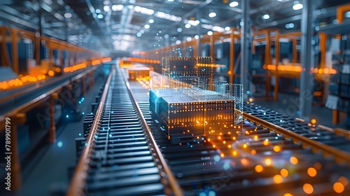 Automated and Connected Distribution Center Leveraging IoT Technology for Efficient Logistics