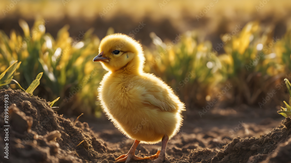 baby chicken in the grass baby chicken in the grass