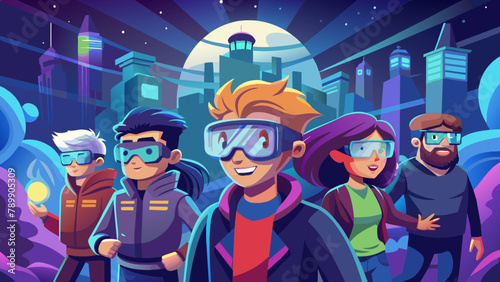 Fantasy Quest in the Metaverse - Adventurers with Avatars