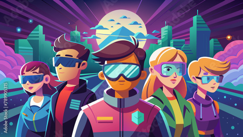 Fantasy Quest in the Metaverse - Adventurers with Avatars