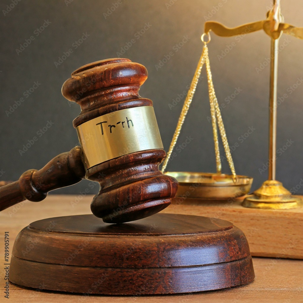 gavel and books,a Judge's Gavel, representing the solemn authority of