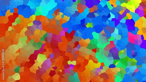abstract colorful background with geometric shapes  © Bobby Syahronanda