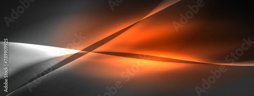 An image of a glowing Amber light emanating from a hole in a wall, casting Orange tints and shades against the Sky. The heat and gas create a Flamelike effect, resembling Automotive lighting