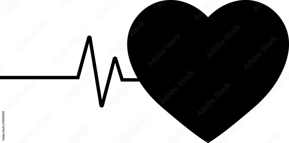 Heartbeat vector icon. Symbol cardiogram heart logo in fill style. Medical sign. Heart beat pulse flat icon vector illustration for medical apps and websites isolated on transparent background. Heartbeat vector icon. Symbol cardiogram heart logo in fill style. Medical sign. Heart beat pulse flat icon vector illustration for medical apps and websites isolated on transparent background.