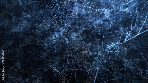 Spider Web Inspired Background Design