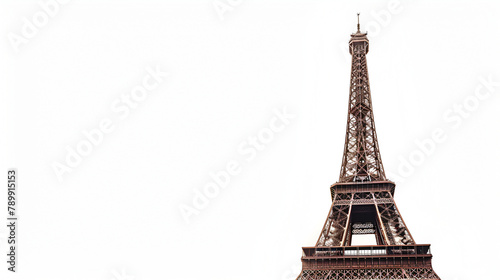 eiffel, tower, paris, france, architecture, eiffel tower, europe, souvenir, tour, monument, metal, travel, french, symbol, landmark, famous, tourism, model, isolated, silhouette, Generative ai