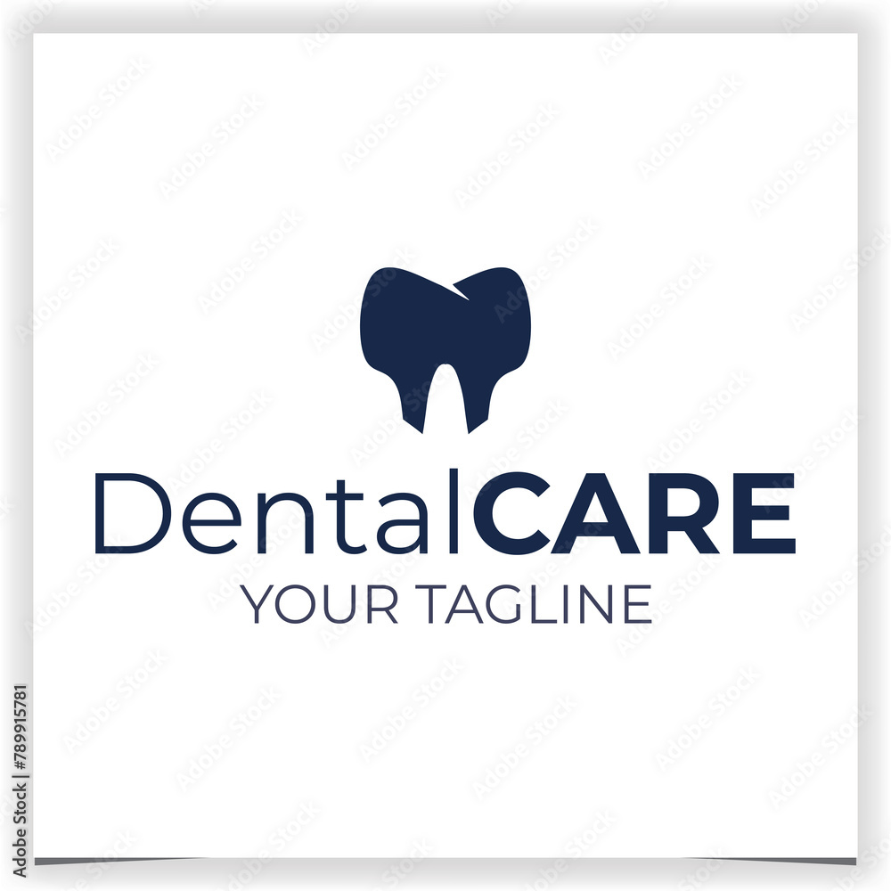 Vector dental logo design template Vector dental logo design template