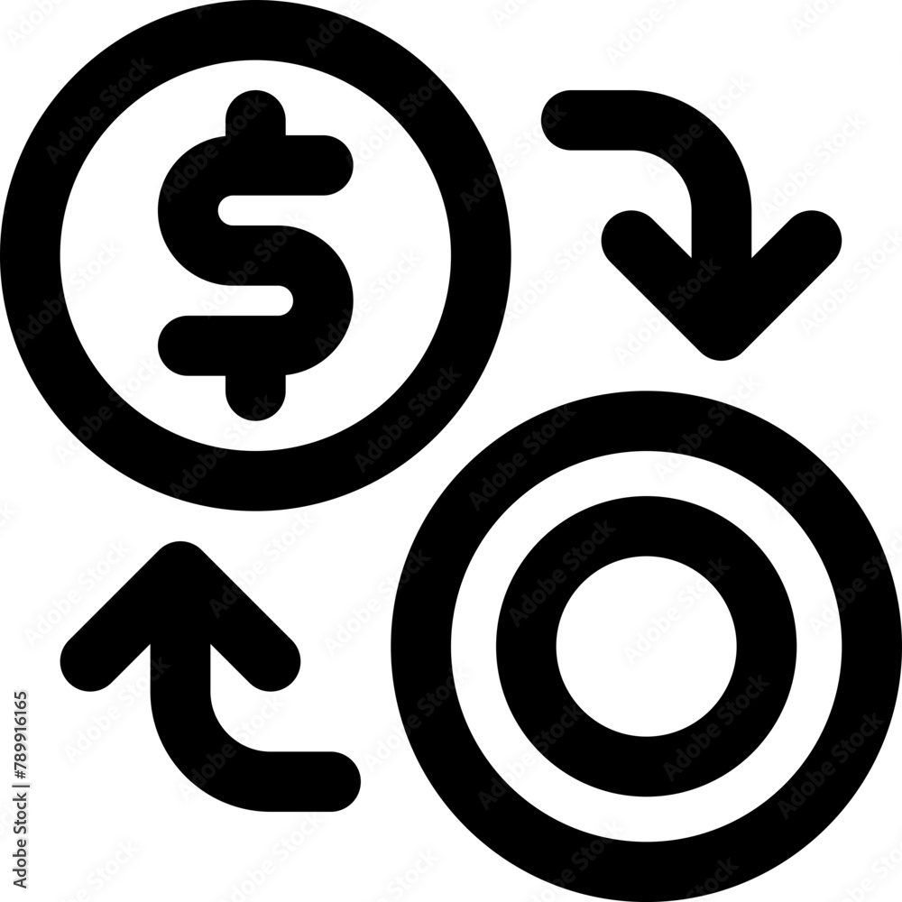 exchange icon. vector line icon for your website, mobile, presentation, and logo design. exchange icon. vector line icon for your website, mobile, presentation, and logo design.