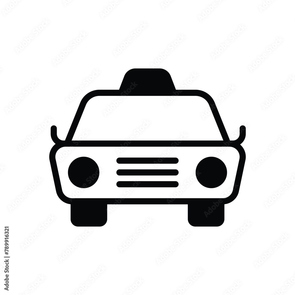 Taxi vector icon