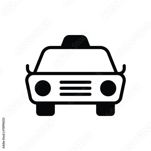 Taxi vector icon