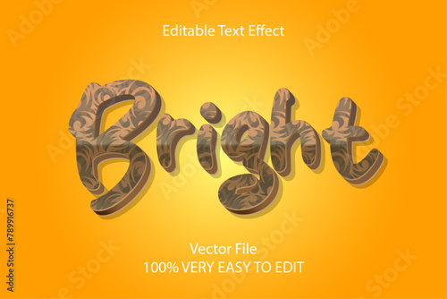 Bright Texr Effect