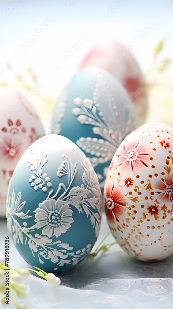 Colorful easter eggs Colorful easter eggs