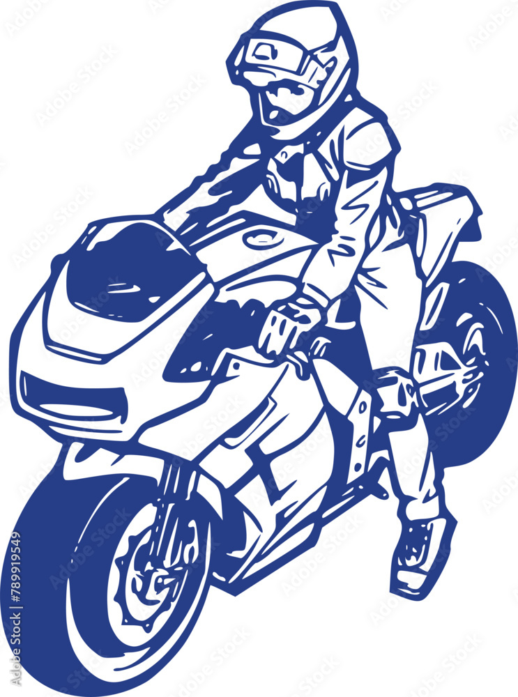 vector illustration of the motorcycle on a white background vector illustration of the motorcycle on a white background